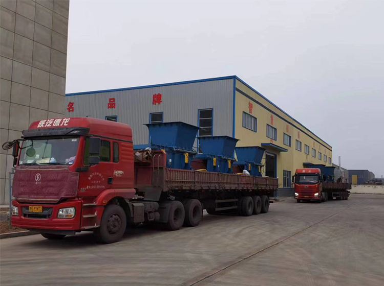 山東礦安機電生產的14臺稱重給煤機發(fā)貨